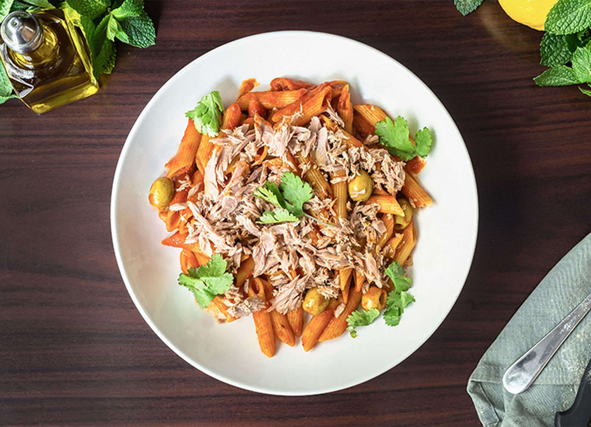 Pennes thon et olives