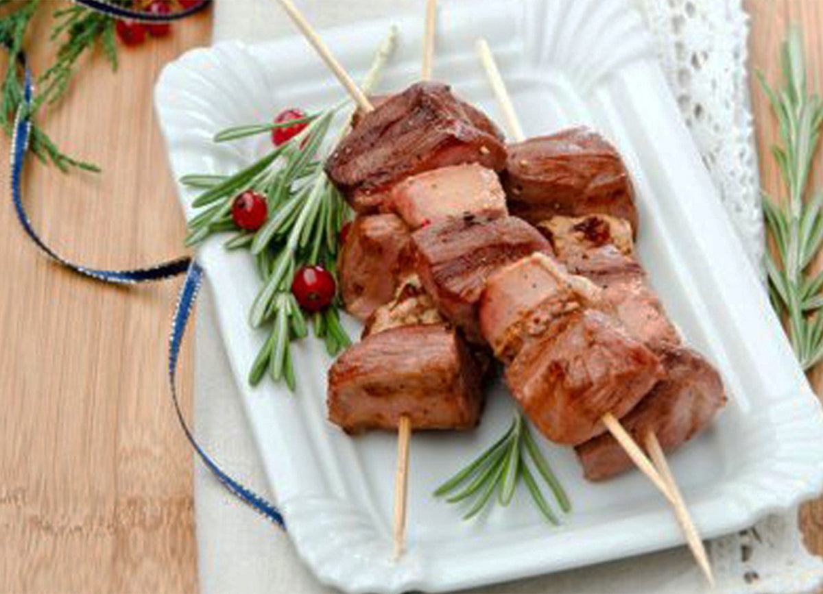 Brochettes de foie gras
