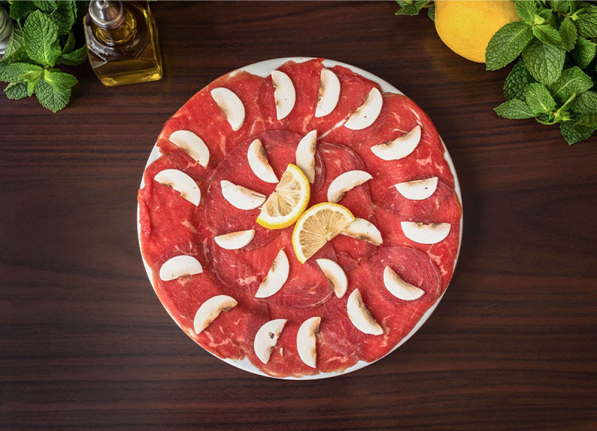 Carpaccio de boeuf