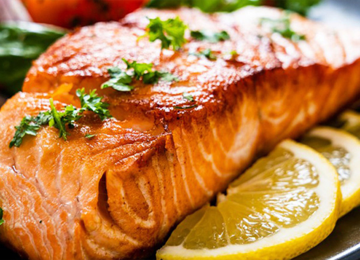 Pavé de saumon poêlé